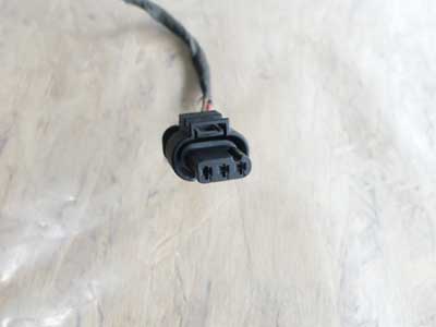 BMW 3 Pole 2 Wire Black Connector Plug w/ Pigtail 69255953